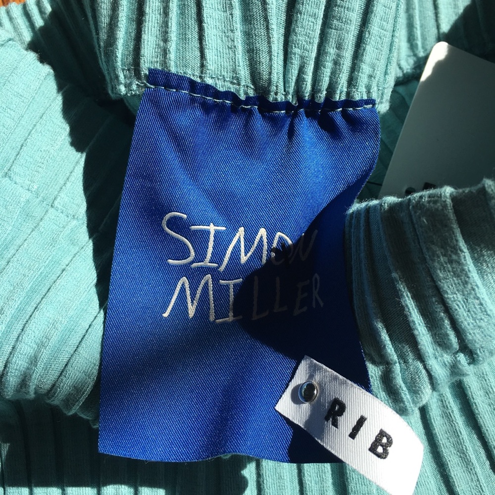 SIMON MILLER Ribbed Blue Alder Pants XS - Picture 5 of 5